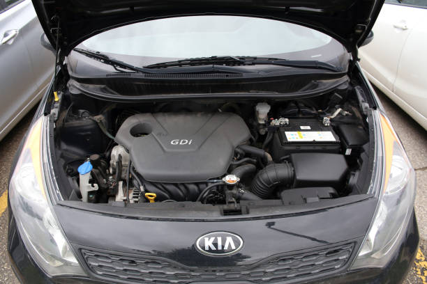 Процесс ремонта дизельного двигателя корейского авто